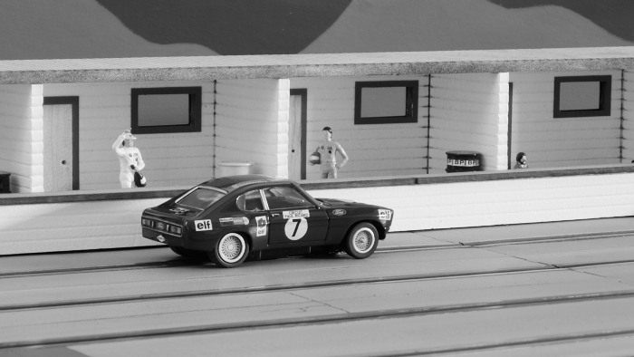 Jouef Ford Capri Cevert Stewart - Paul Ricard 1971