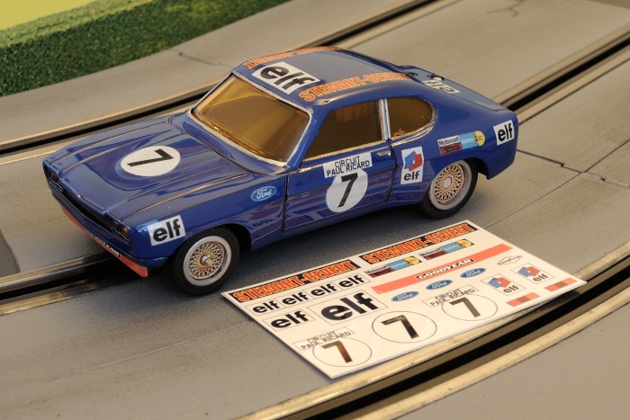 Jouef Ford Capri Cevert Stewart - Paul Ricard 1971